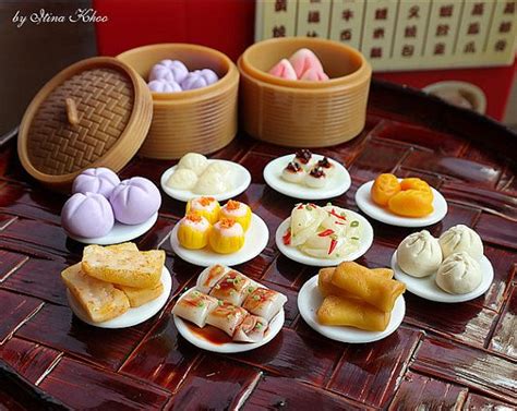 16 Dollhouse Miniature Dim Sum Chinese Food Yum Cha Kueh Etsy Food