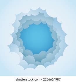 Sky Clouds Heaven Background Stylish Design Stock Vector (Royalty Free ...