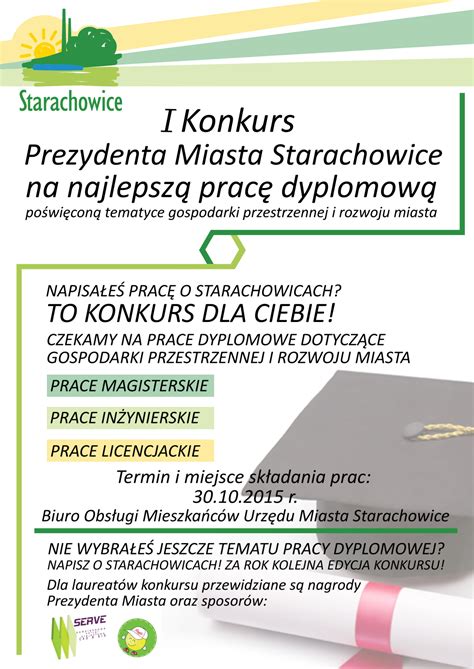 Starachowice Konkurs na najlepszą pracę dyplomową Urbnews pl