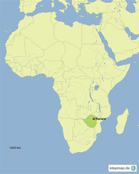 Stepmap Simbabwe Landkarte F R Deutschland