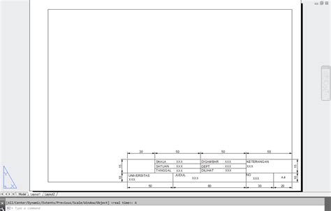 Contoh Etiket Gambar Teknik