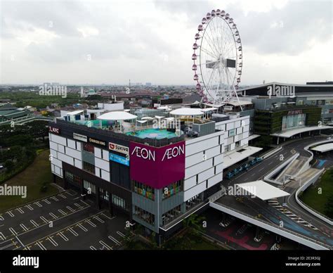 Aerial View Of Aeon Mall Jakarta Garden City Aeon Is A Largest