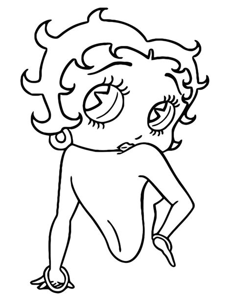 Betty Boop We Coloring Page 097