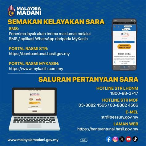 SARa 2024 Jadual Tarikh Bayaran Semakan Status Mingguan Kerja