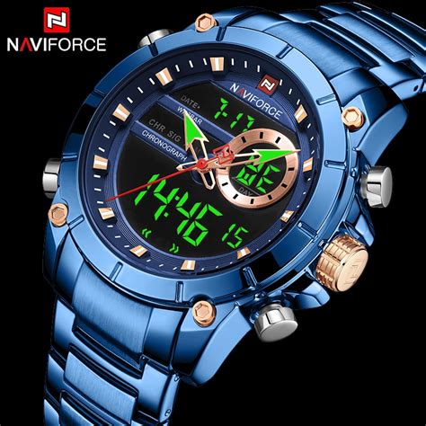 NaviForce Nepal Official Store NaviForce NF9163 Double Time Luxury