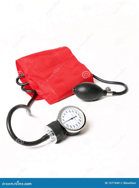 Blood Pressure Cuff And Gauge Royalty Free Stock Images - Image: 1577449