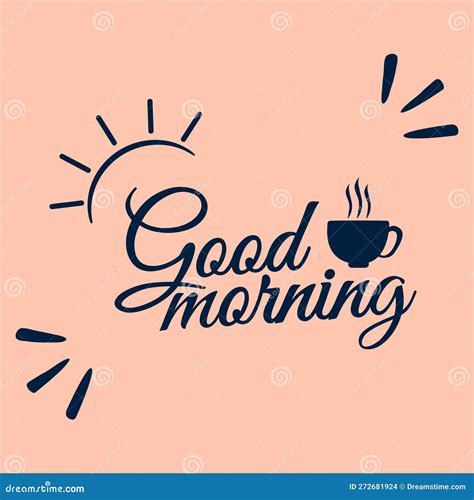 Colorful Good Morning Poster. Good Morning Poster Design Stock Vector ...