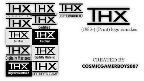 THX (1983-) (Print) logo remakes by CosmicGamerBoyonDA on DeviantArt