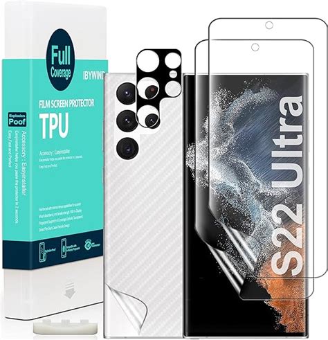 Ibywind Screen Protector For Samsung Galaxy S22 Ultra 5G Pack Of 2