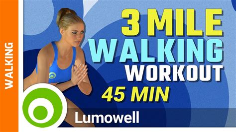 3 Mile Walk At Home Workout Youtube