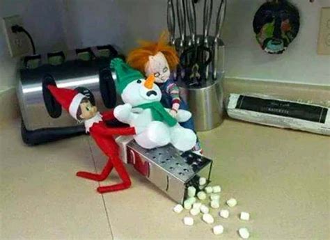 24 Bad Elf On The Shelf Pictures Proving Dads Everywhere Shouldn't Be ...