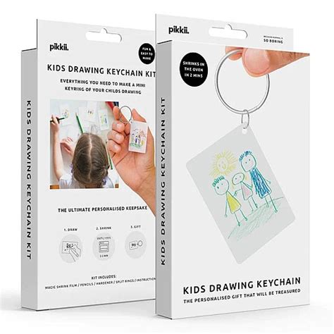 Kit Para Hacer Un Llavero Con Un Dibujo