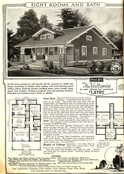 Sears 1920 S Craftsman Bungalow House Plans Bmp Alley