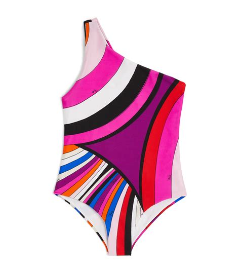 PUCCI Junior Multi Iride Print Swimsuit 4 12 Years Harrods UK