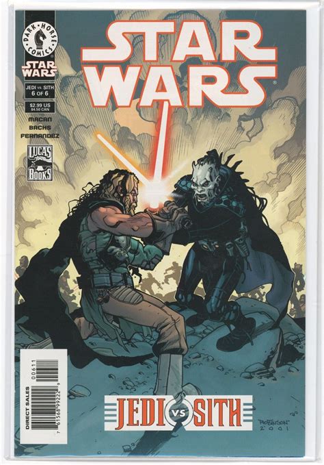 Star Wars Jedi Vs Sith 6 Comic Books Modern Age Horror Sci Fi