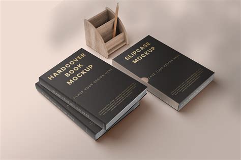 Customizable Book Mockup Design Cuts