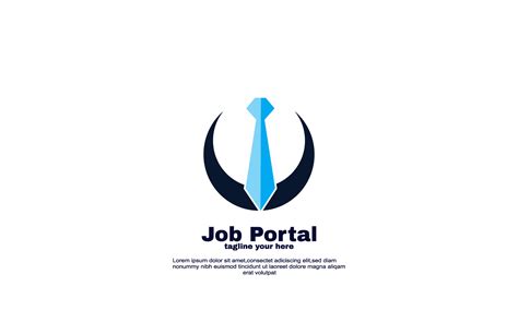 abstract vector job portal logo design template concept 5072191 Vector Art at Vecteezy