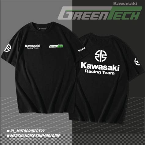 Baju Kaos Official Kawasaki Greentech Racing Team Best Quality Limited