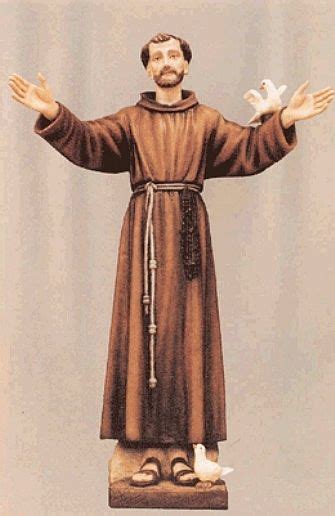 St Francis Of Assisi St Francis Historical Heroes Religious Statue