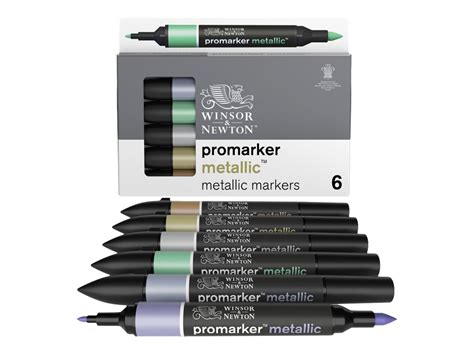 Promarker Metallic Pack De Marqueurs Double Pointe Couleurs