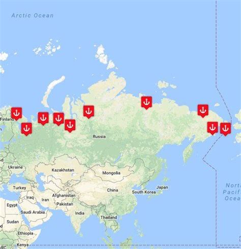 Russian submarine bases - Wassignal