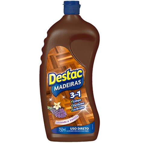 LIMPADOR DESTAC MADEIRAS CAIXA C 12X750ML DISTRIBUIDORA NOVA