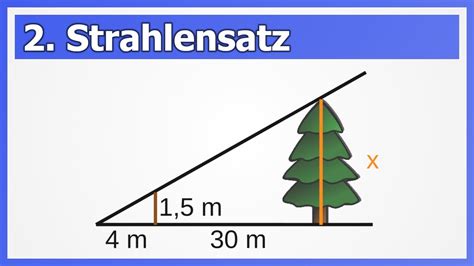 2 Strahlensatz einfach erklärt mit Anwendungsbeispiel How to Mathe