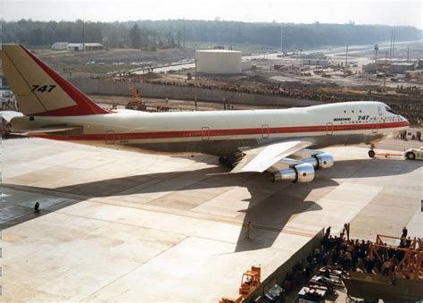 1st Boeing 747 Roll Out Ceremony- Boeing Everett Factory September 30 ...