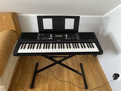 Keyboard Yamaha PSR E363 stojak i zasilacz Płock Kup teraz na