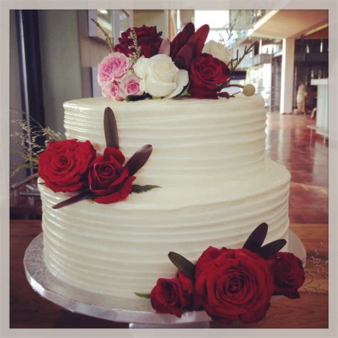 Two Tier Red Velvet Cake With Cream Cheese Frosting By The Birdcage Stellenbosch Wedding Cake