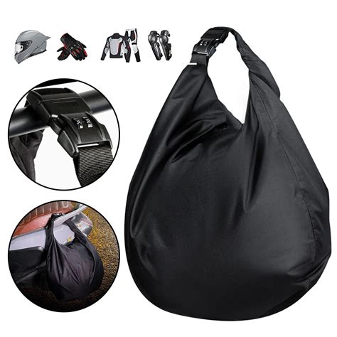 Bolsa De Almacenamiento De Equipaje Antirrobo Para Casco De Motocicleta