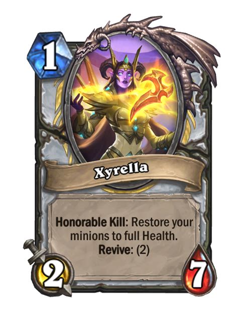 Xyrella Bru Kan Minion Hearthstone Wiki