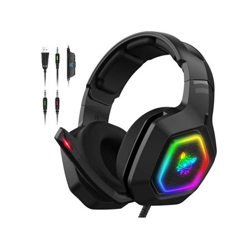 ONIKUMA K10 Gaming Headset Negro RGB Warzonepanama