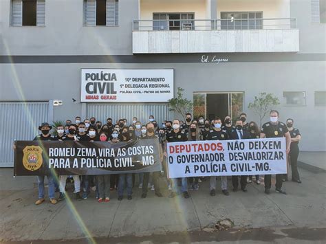 Policiais civis e penais manifestam contra a Reforma da Previdência no