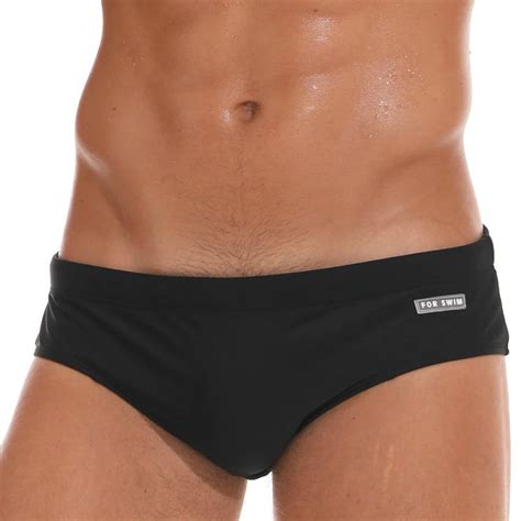 Homens Tri Ngulo Preto Briefs Mai Manbanho Sexy Sunga Masculina