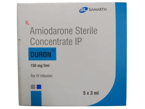 Duron Amiodarone Sterile Concentrate Injection 5 X 3 Ml Prescription