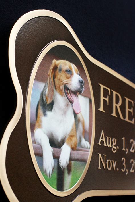 Custom Pet Memorial Plaques | Metal Designs