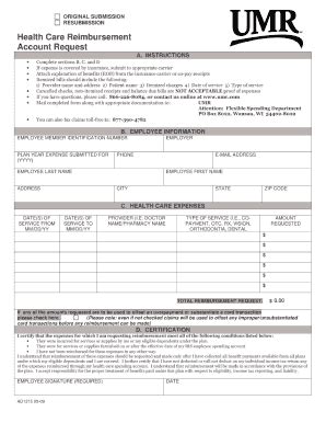 Umr Gym Reimbursement Form Fill Online Printable Fillable Blank