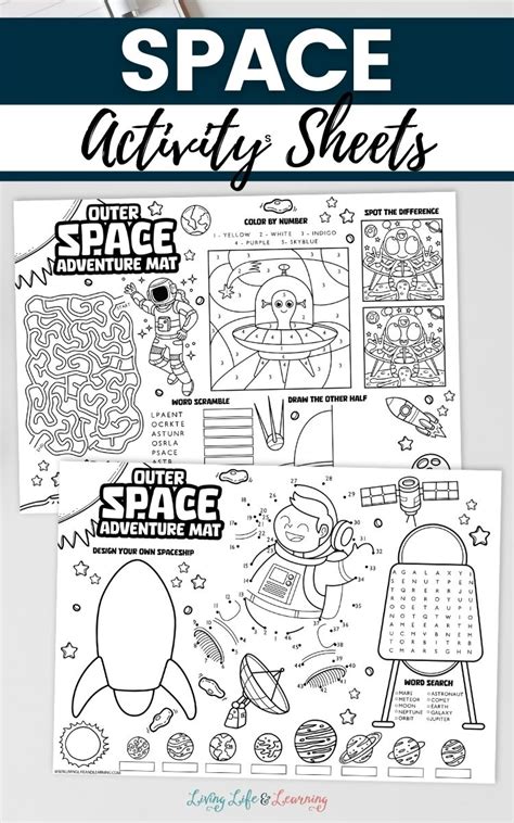space activity sheets