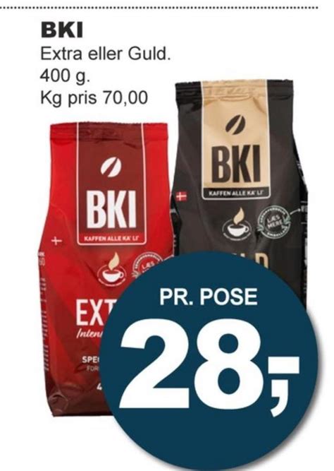 BKI Extra specialristet Kaffe formalet Let Køb 2021 Alle Tilbudsavis