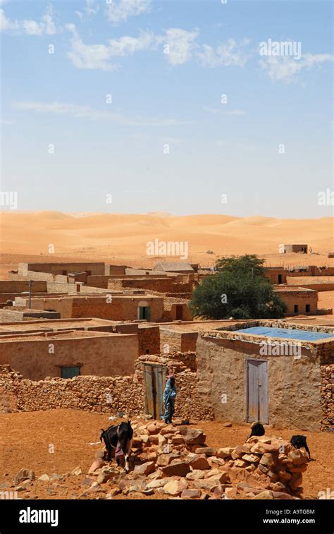 The Ancient City Of Chinguetti Adrar Region Mauritania Stock Photo Alamy