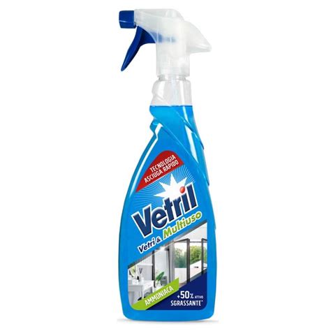 VETRIL VETRI E MULTIUSO 650 ML TRIGGER AMMONIACA