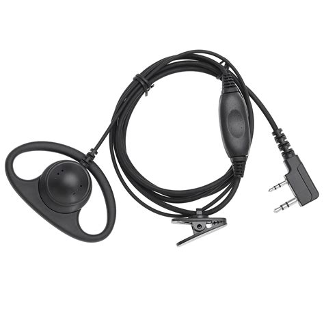 2 Pin D Shape Security Headset Earpiece Earphone For Kenwood Walkie Talkie Ebay