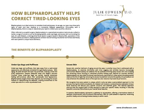 How Blepharoplasty Helps Correct Tired Looking Eyes Julie Edween D O