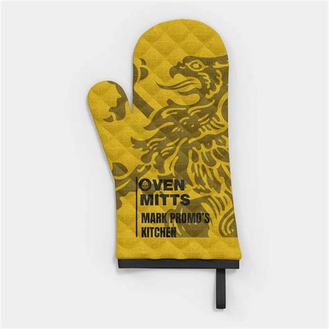 Custom Kitchen Oven Mitt Set Mark Promos