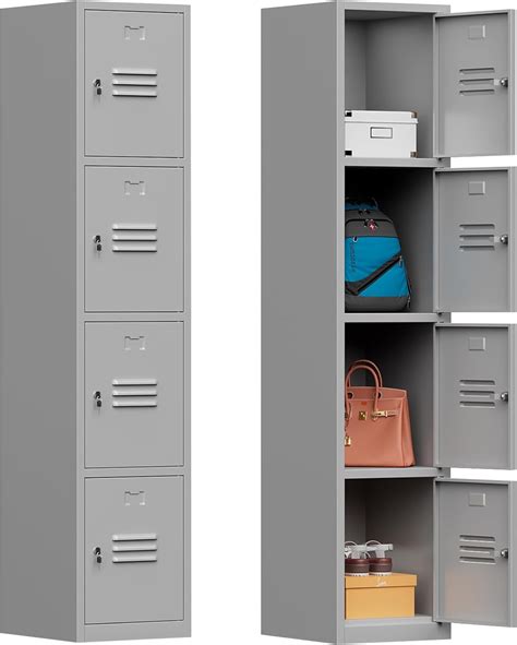 Amazon Topass Metal Locker With 4 Doors Lockable Lockers For