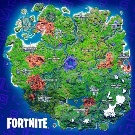 What S New In The Fortnite Chapter 2 Season 8 Map New Locations Crash