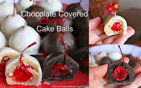 Chocolate Covered Cherry Cake Balls