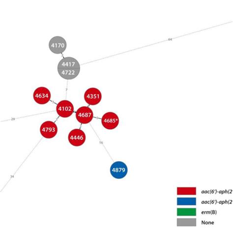 A Minimum Spanning Tree Of Clostridioides Difficile Ribotype