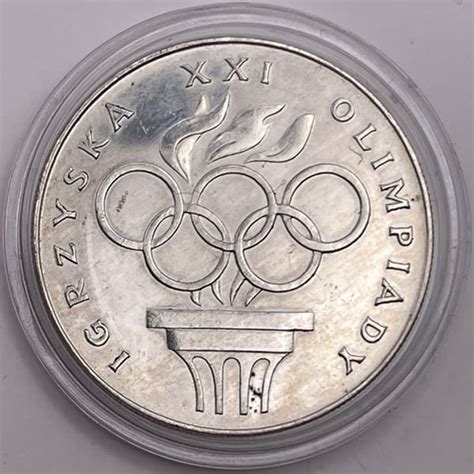 Moneta 200 zł Igrzyska XXI Olimpiady Ag 1976 r cena Coin24 pl